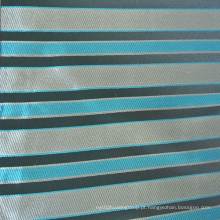 Jacquard Strip Design tecido almofada em cor azul